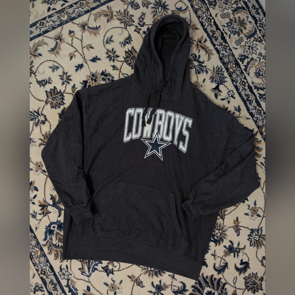 NFL Cowboys Charcoal Hoodie